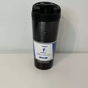 Ice Shaker Stainless Steel Protein Shaker Bottle 26 Oz Obsidian Black NEW - Picture 1 of 10