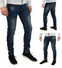 Mens Slim Fit Stretch Jeans Comfy Fashionable Super Flex Denim Pants