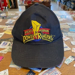 90s Mighty Morphin Power Rangers Children's Snapback Vtg Superhero TV Show Hat - Picture 1 of 10