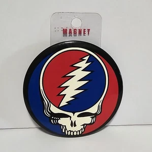 Steal Your Face 💀🌹 Grateful Dead Magnet 3” Skull Deadhead and Company Sphere - Bild 1 von 1