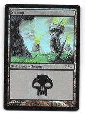 SWAMP (298) Foil - MTG Mirrodin - LP/MP