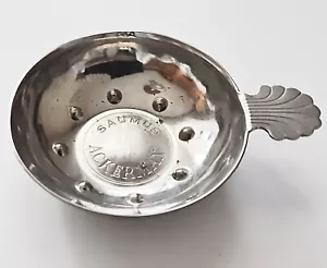 DE COLECCIÓN AUTÉNTICA FRANCIA VINO ACKERMAN SAUMUR 1811 INOX TAZA SUMILLER - Imagen 1 de 4