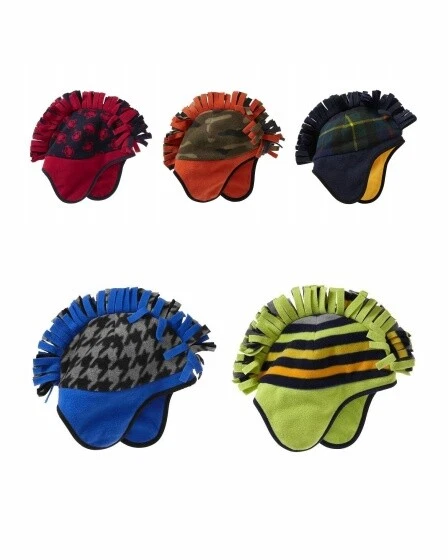 NUEVO CON ETIQUETAS Niño GAP Niños Pro Polar Mohawk Trampero Sombrero Camuflaje Azul Tartán Calaveras S/M L/XL Foto 1 de 1