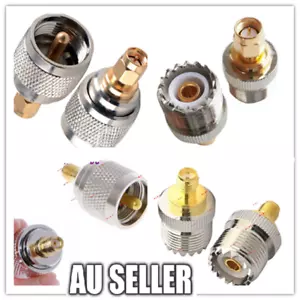 4x Variants UHF to SMA Male to Female RF Converter Connector Adapter PL259 SO239 - Picture 1 of 10