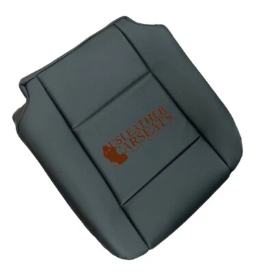 Se adapta a BMW X5 xDrive30i 50i 2007-2013 lado del conductor parte inferior cuero cubierta de asiento negro Foto 1 de 4