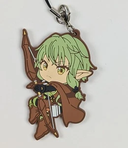 Goblin Slayer High Elf Archer Keychain Rubber Strap Bandai - Picture 1 of 3