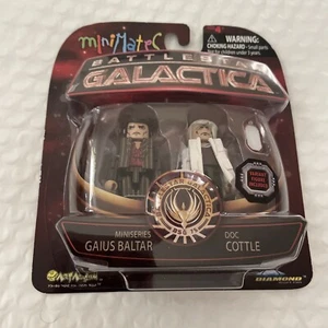 "Minimates Battle Star Galactica Wave 4 ""Miniserie Gaius Baltar & Doc Cottle" - Bild 1 von 1