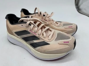 Adidas Adizero Boston 11 Athletic Sneakers Women's Wonder Quartz Lace Up - 8.5 - Picture 1 of 8