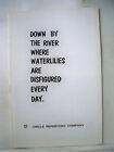 DOWN BY THE RIVER WHERE WATERLILIES ARE DISFIGURED EVERY DAY Playbill NYC 1975