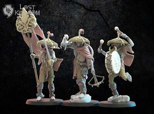 Akkorokamui Corsairs Command Group: Lost Kingdom Miniatures Night Elves Resin Pr - Picture 1 of 3