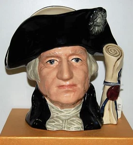 LARGE ROYAL DOULTON CHARACTER JUG GEORGE WASHINGTON D6669 *** PERFECT **** - Picture 1 of 5