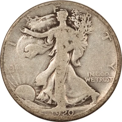 1920-D WALKING LIBERTY HALF DOLLAR - CIRCULATED! - Image 1 of 2