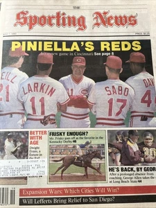 Sporting News May 7 1990 Lou Piniella Reds Mr Frisky Kentucky Derby Dwight Evans - Picture 1 of 1