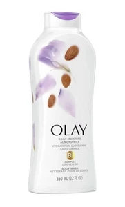 OLAY Daily Moisture NOTES OF ALMOND MILK Body Wash B3 Complex 22 fl oz - Picture 1 of 2