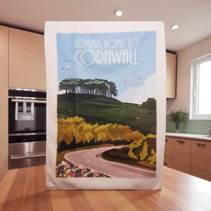 New Coming Home To Cornwall Microfibre Hygienic Scratch Free Cloth - Picture 1 of 10