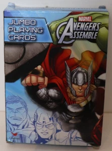 Marvel Avengers Assemble Jumbo Playing Cards  NEW Thor on cover - Picture 1 of 2