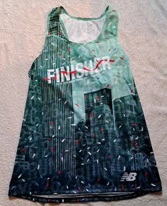 NUOVO New Balance 2022 Finisher New York City Marathon Donna Sma Running Singlet  - Foto 1 di 8