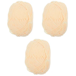 3 Piezas Hilo Leche Algodón Oficina Niño Hilo Leche Hilo Algodón Para Tejer - Imagen 1 de 12