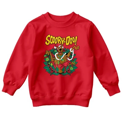 BANANA-TEES Lustiges Scooby Doo Weihnachtsgeschenk Weihnachten Sweatshirt hässlich Kinder Urlaub Pullover #MC29