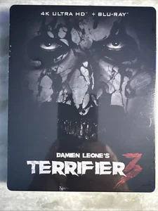 Terrifier 3 (4K Steelbook UHD Blu-Ray, 2024) Factory Sealed - Bild 1 von 8