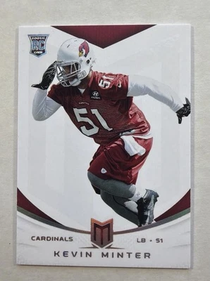 2013 Panini Momentum - Kevin Minter Rookie #154 Platinum 7/49 Cardinals RC SP - Image 1 of 3