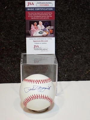 PHIL RIZZUTO HOF AUTOGRAPH OFFICIAL LEAGUE BALL JSA COA CE34884 - Image 1 of 4
