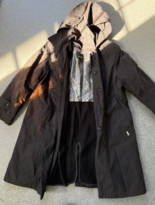 Gabardina vintage London Fog para mujer marrón con capucha desmontable talla M clásica - Imagen 1 de 11