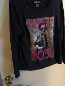 Women's On Fire Long Sleeve T-shirt - Picture 1 of 4