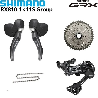 Shimano GRX RX810 1x11 11-Speed Gravel Groupset ST-RX810+RD-RX812+CS-M8000+HG701 - Image 1 of 4