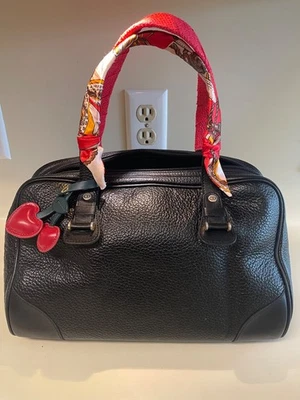 Christian Dior Street  Chyc  Dior Handbag Black Pebbled Leather Bowler Bag. - Image 1 of 4