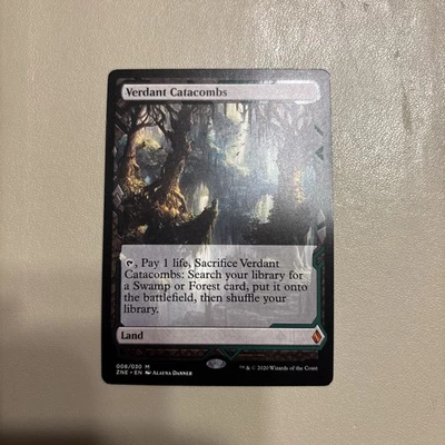 Magic the Gathering MTG Verdant Catacombs Expedition 008/030 Borderless - Poor - Image 1 of 2