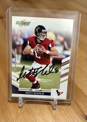 Autographed 2007 Score Matt Schaub #79  - Image 1 of 2