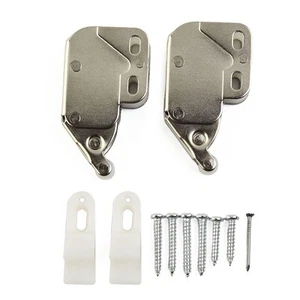 Automatic Spring Mini Latch Catch - Silver For Motorhome/Camper/Caravan - Picture 1 of 24