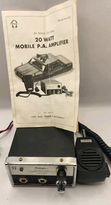 Omega 20 Watt Mobile P.A. Amplifier For Car Model PA-202 Vintage 1960s UNTESTED  - Bild 1 von 4