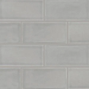 Morning Fog 3 in. x 6 in. Handcrafted Glazed Ceramic Wall Tile for Bathroom, ... - Picture 1 of 4