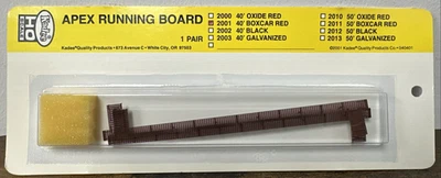 Kadee HO Scale #2001 Apex Running Board 40' Boxcar Red Roofwalk 1:87 NIP! - Image 1 of 3