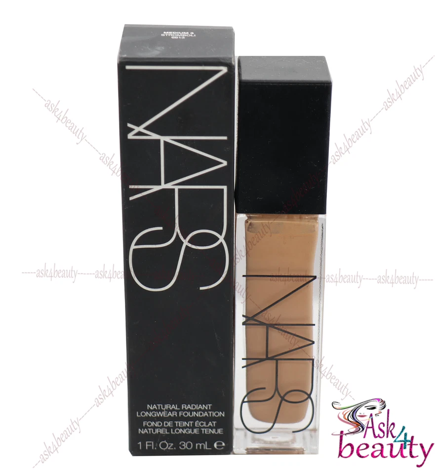 Nars Natural Radiant Longwear Foundation 1oz/30mL NIB (Medium 3 Stromboli 6613) - Image 1 of 1