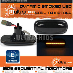 2X Audi A3 S3 8P A4  A6 A8 TT LED Sequential Side INDICATOR Smoked Amber Unit 15