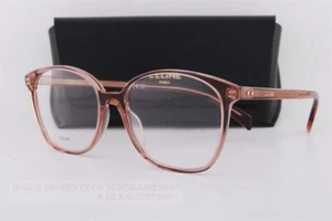 Brand New CELINE Eyeglass Frames CL 50115I 072 Crystal Pink For Women Size 55mm - Picture 1 of 6