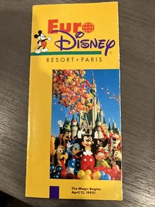 EuroDisney Resort Paris The Magic Begins 12. April 1992! werbeprospekt - Bild 1 von 5