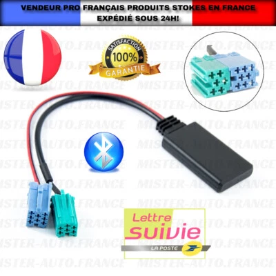 ADAPTATEUR BLUETOOTH ✅RENAULT AUTORADIO SCENIC MEGANE CLIO MODUS MASTER ESPACE - Photo 1/4