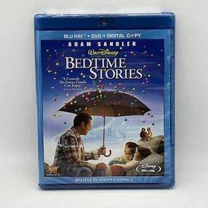 Bedtime Stories (Blu-ray Disc, 2009, 3-Disc Set) Brand New Sealed Disney Sandler - Imagen 1 de 2
