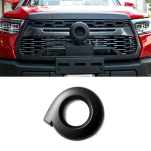 Matte Black Front Grille Grill Logo Cover Trim For GWM Cannon Ute 2022-2025 XSR - Picture 1 of 6