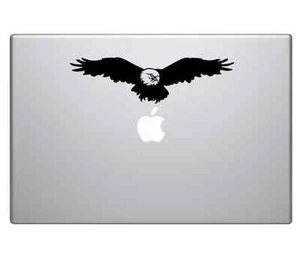 Bald Eagle Decal Vinyl Sticker Macbook Pro Air Sticker Laptop American Eagle USA - Picture 1 of 5