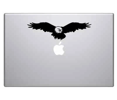 Bald Eagle Decal Vinyl Sticker Macbook Pro Air Sticker Laptop American Eagle USA - Image 1 of 4