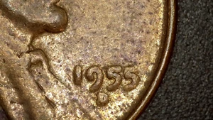 1955 D Lincoln Penny ~ Multi Error DDO/DDR Rare Error Coin - Picture 1 of 7