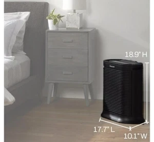Honeywell HEPA Air Purifier HPA200 Large Room 310 Sq. ft. Freshen Air Black - Picture 1 of 8