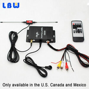 Mobile Car Digital TV Box ATSC Car With 4 Video Output For USA Canada Mexico