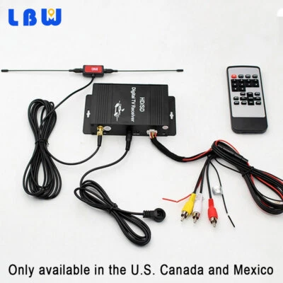 Mobile Car Digital TV Box ATSC Car With 4 Video Output For USA Canada Mexico - Image 1 of 4