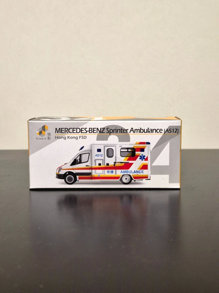 TINY 微影 HKFSD Mercedes-Benz Sprinter Ambulance (A512) - Image 1 of 1